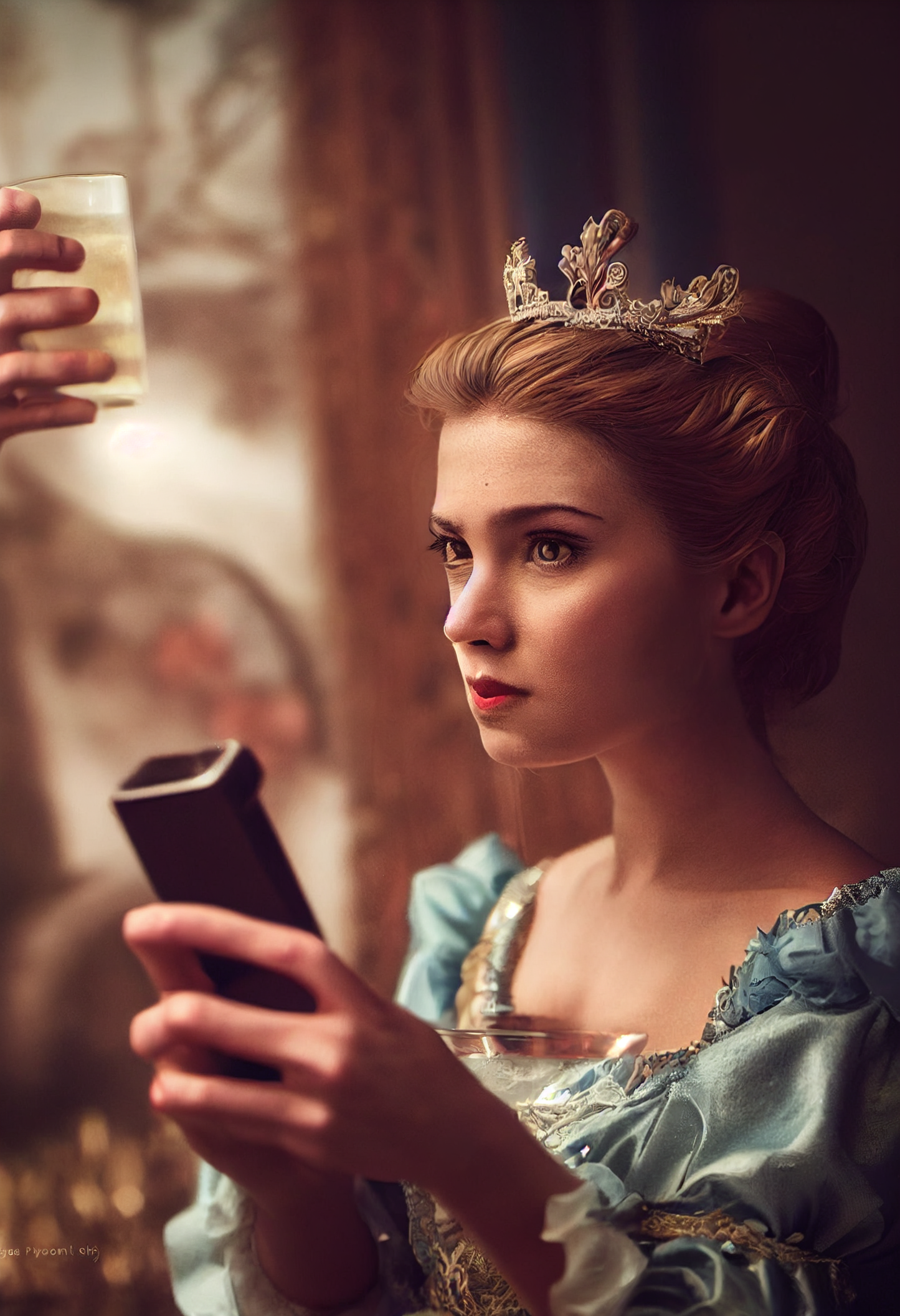 Cinderella tindering at the ball