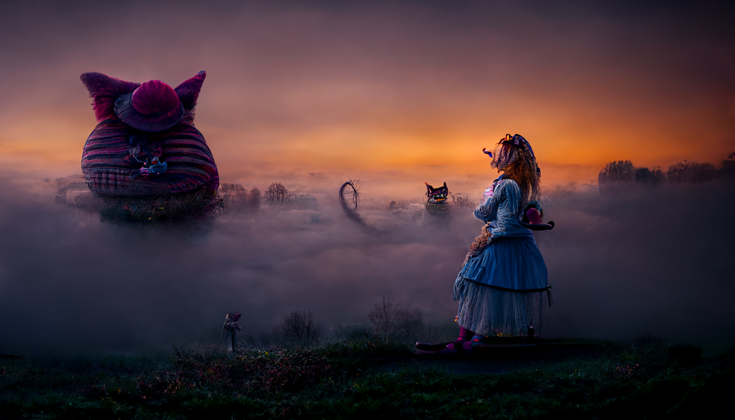 alice looking for cat