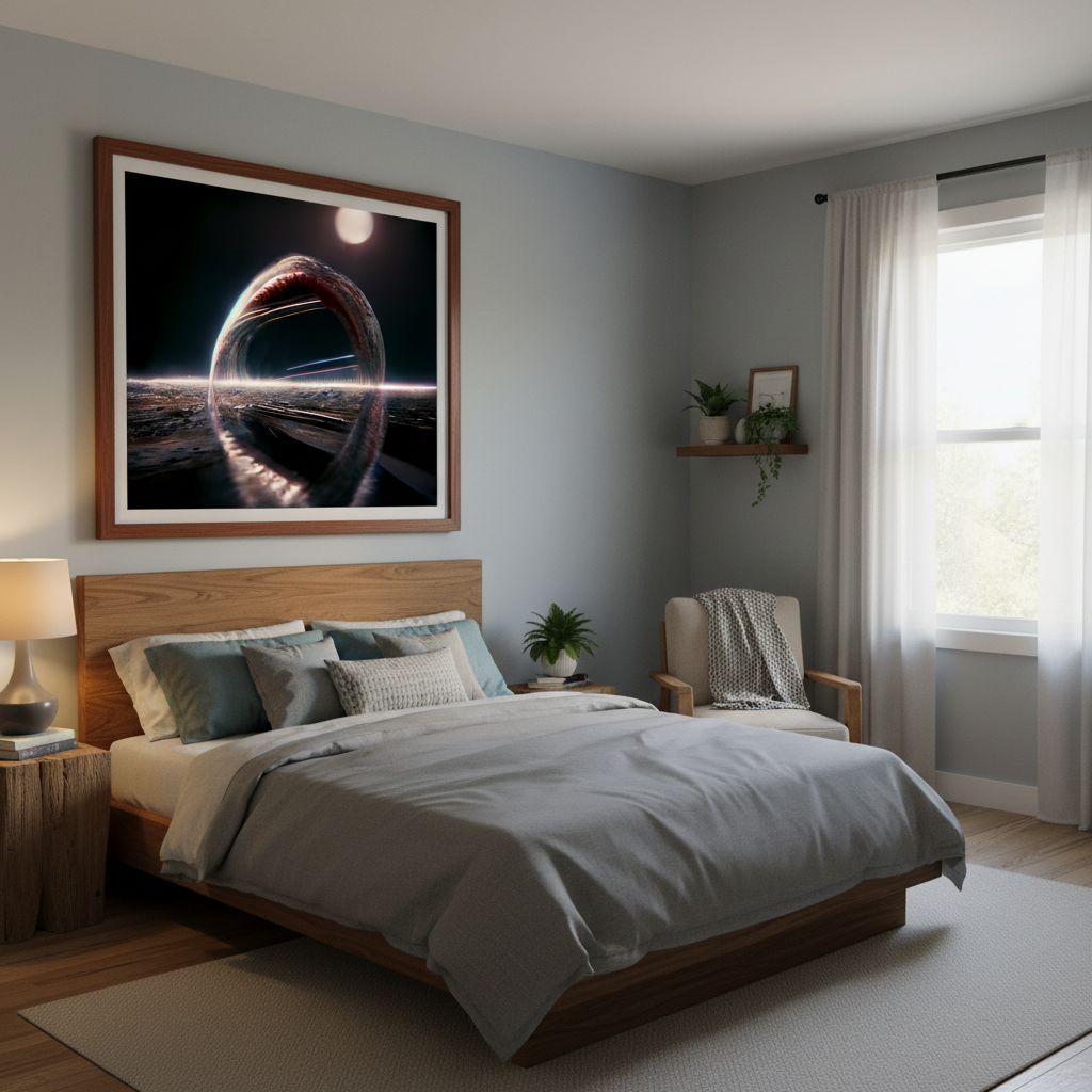 Creaition bedroom Art variant