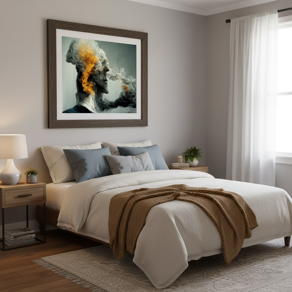 Creaition bedroom Art variant