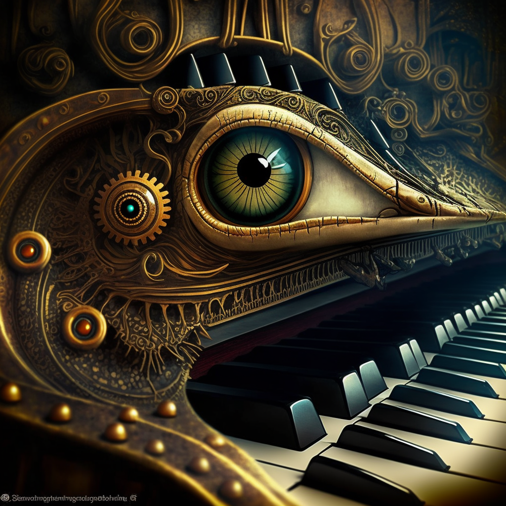 The eye of the piano
